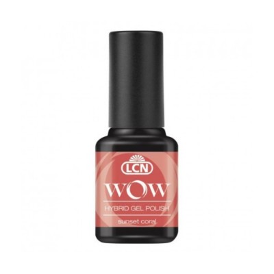 Lcn Smalto Wow Hybrid Gel Polish Sunset Coral 8 Ml 