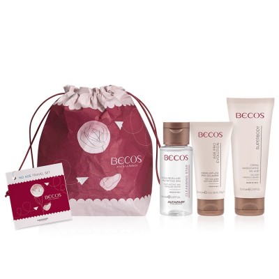 No Age Travel Set - Acqua Micellare+ Crema Anti-età Pro Collagene+crema Corpo Rassodante 